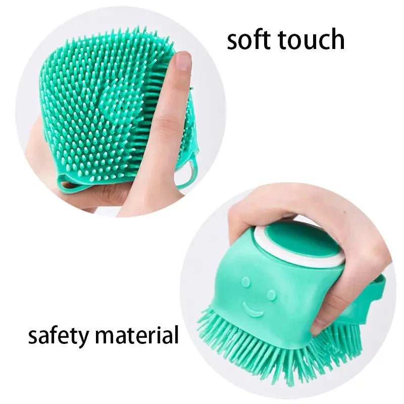 Bathroom Puppy Big Dog Cat Bath Massage Gloves Brush Soft Safety Silicone Pet Accessories for Dogs Cats Tools Mascotas Products - DOG'S UNCLE