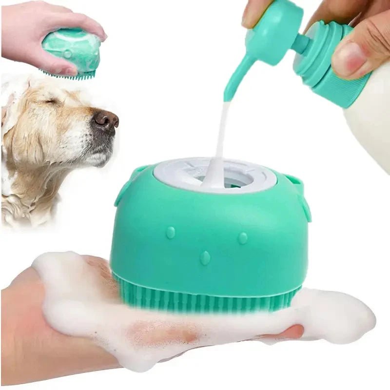 Bathroom Puppy Big Dog Cat Bath Massage Gloves Brush Soft Safety Silicone Pet Accessories for Dogs Cats Tools Mascotas Products - DOG'S UNCLE